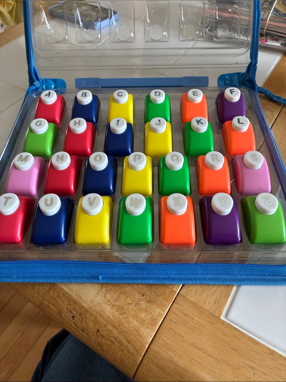 Alphabet Letter Punch Set - Multicolor Kids Toy